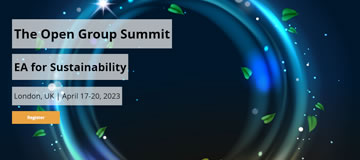 The Open Group Summit EA for Sustainability London, UK