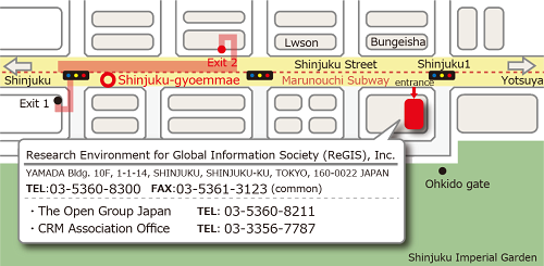 ReGIS Office Map